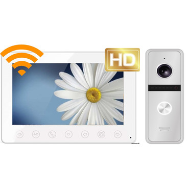 Комплект видеодомофона JVS PRIME HD WI-FI + NOVICAM FANTASY SILVER
